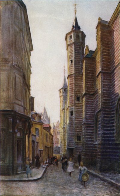 The Vieille Boucherie, Antwerp by after Amedee Forestier